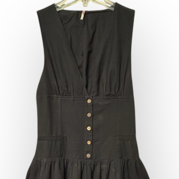 Free People linen blend Best Dressed midi dress - Picture 10 of 10